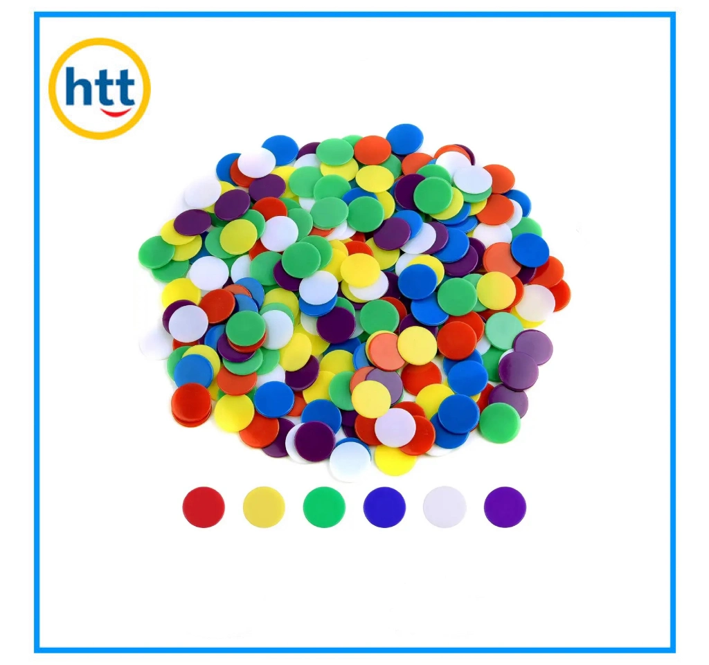 Counters Counting Chips Plastic Markers Mixed Colors Bingo Chips