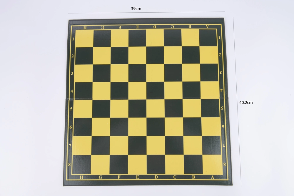 Checkers Game and Chess Foldable Board Table Games for Indoor Outdoor