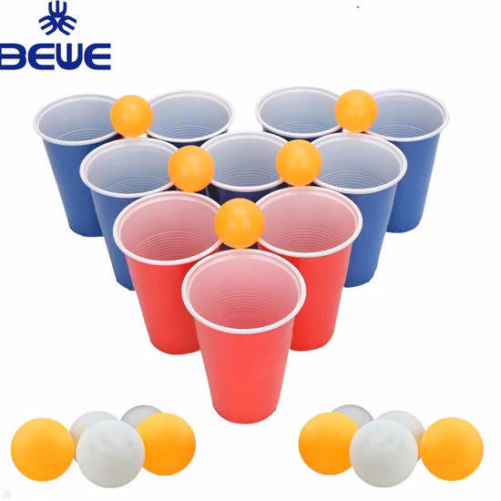 Red Party Cups and Balls Promotional Plastic Beer Pong Game Set