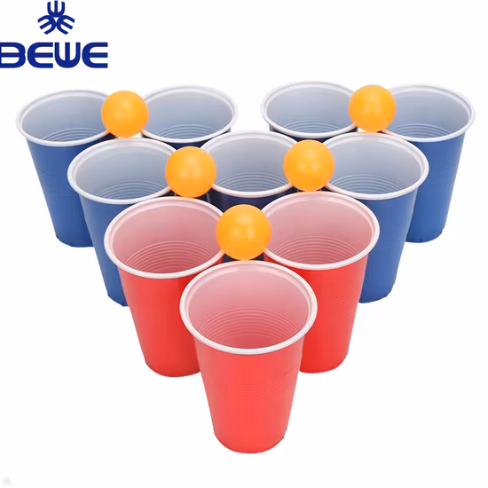Red Party Cups and Balls Promotional Plastic Beer Pong Game Set